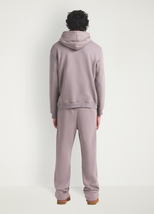 SKIMS Fleece Lounge hoodie met kangoeroezak - achterkant 6 shadow