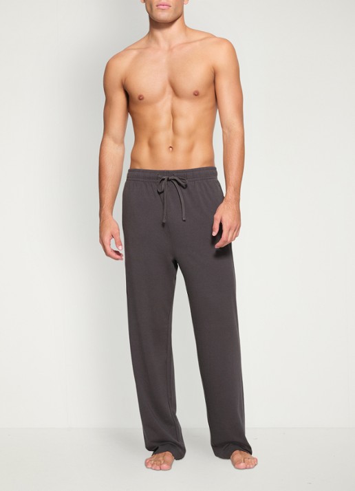 SKIMS Jersey Lounge straight fit loungebroek met steekzakken