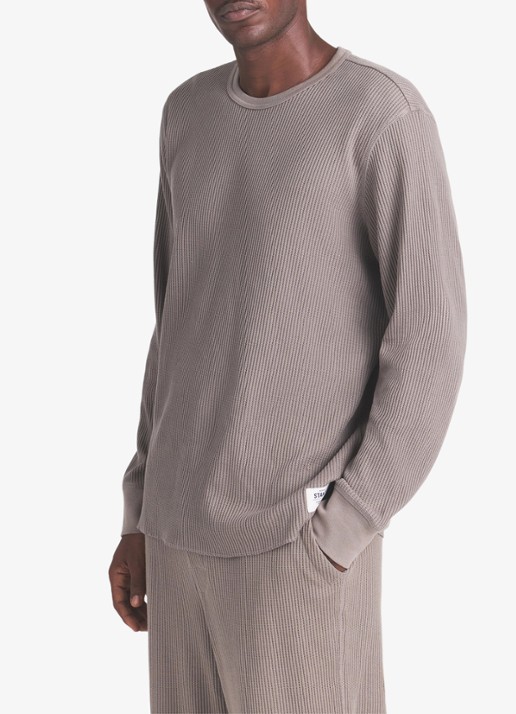 SKIMS Long sleeve met structuur - detail 2 donkerbeige