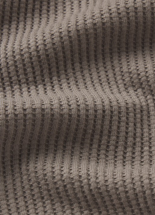 SKIMS Long sleeve met structuur - detail 4 donkerbeige