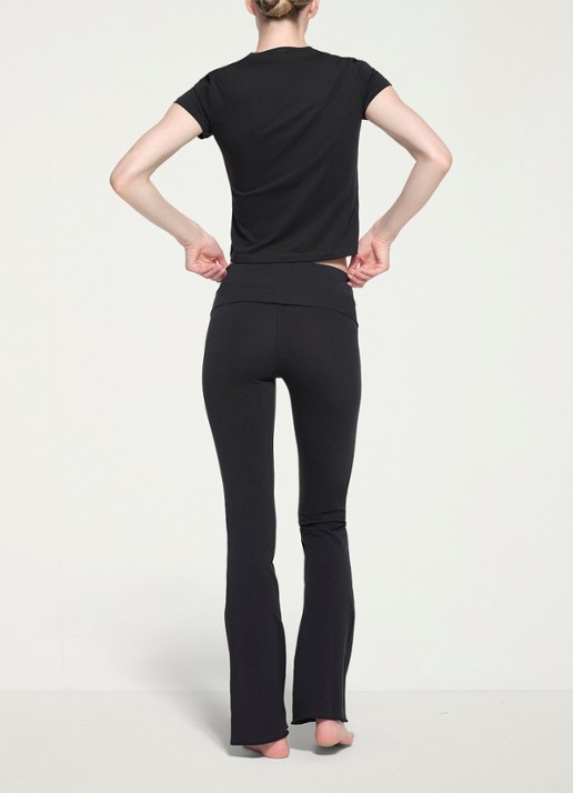 SKIMS Relaxed Tees T-shirt met ronde hals - achterkant 4 zwart