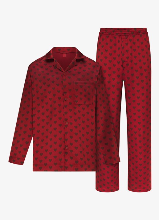 SKIMS Sateen Sleep pyjamaset met print
