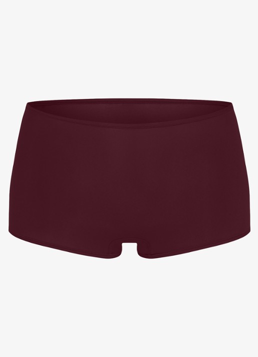 SKIMS Shorts met stretch - voorkant 4 donkerrood