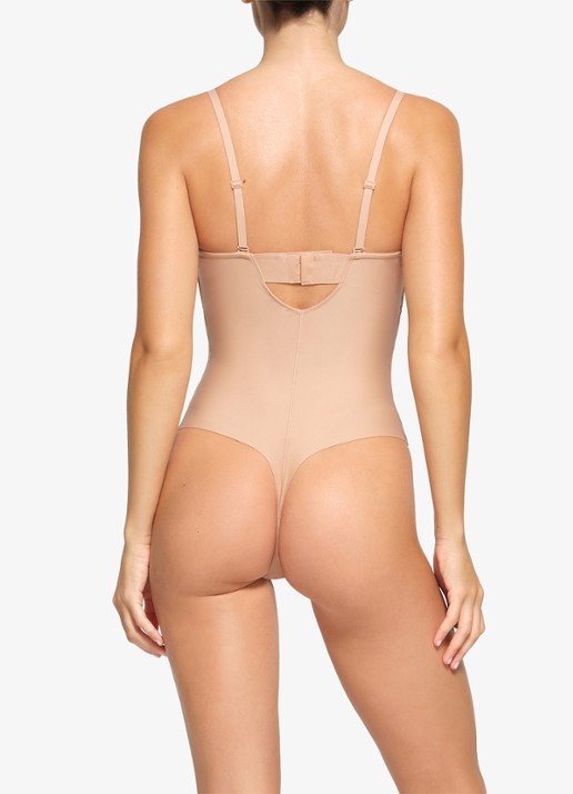 SKIMS Skims Body corrigerende stringbody met beugel - achterkant 4 beige