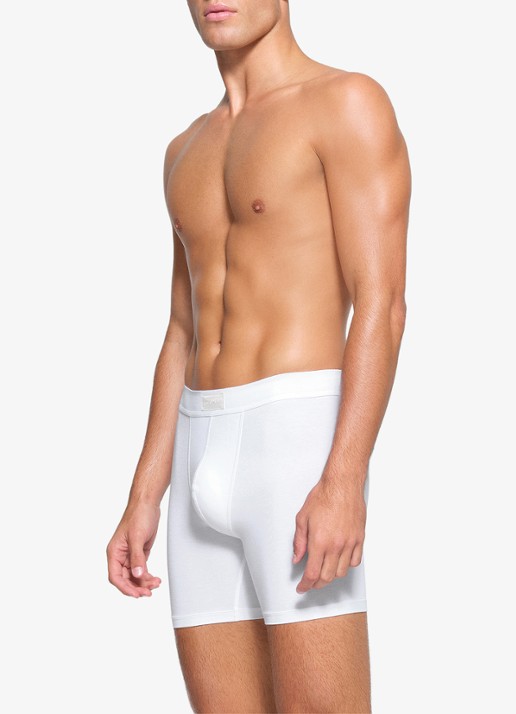 SKIMS Skims Cotton 5" boxershorts in 3-pack - detail 2 gebroken wit