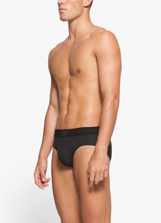SKIMS Skims Cotton slip in 3-pack - detail 4 zwart