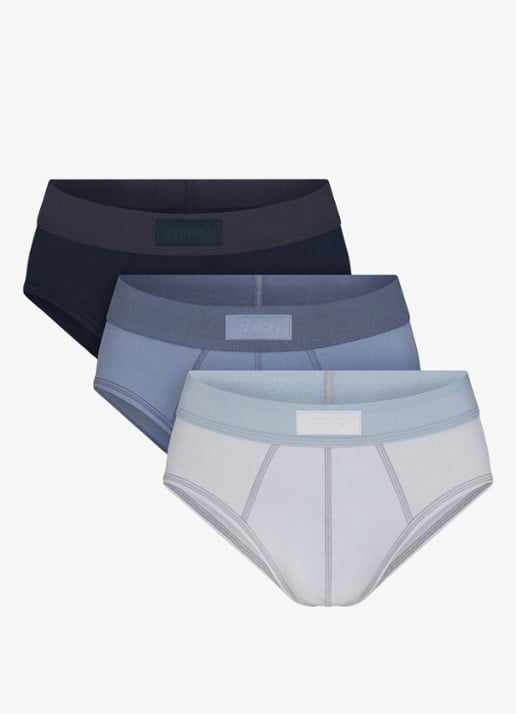 SKIMS Skims Cotton slip in 3-pack - voorkant 4 multicolor