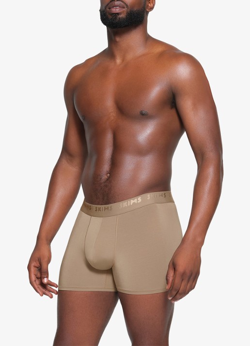 SKIMS Skims Stretch 3" boxershorts met logoband in 3-pack - detail 2 desert