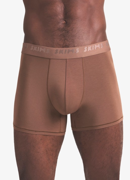 SKIMS Skims Stretch 3" boxershorts met logoband in 3-pack - detail 4 wood