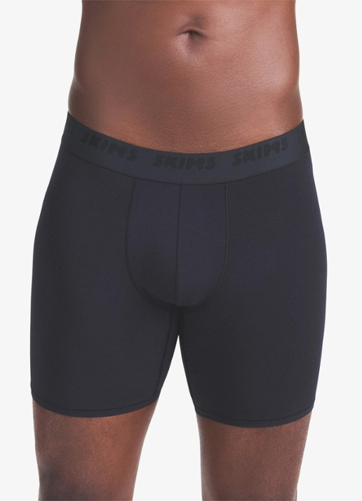 SKIMS Skims Stretch 5" boxershorts met logoband in 3-pack - detail 4 donkergrijs