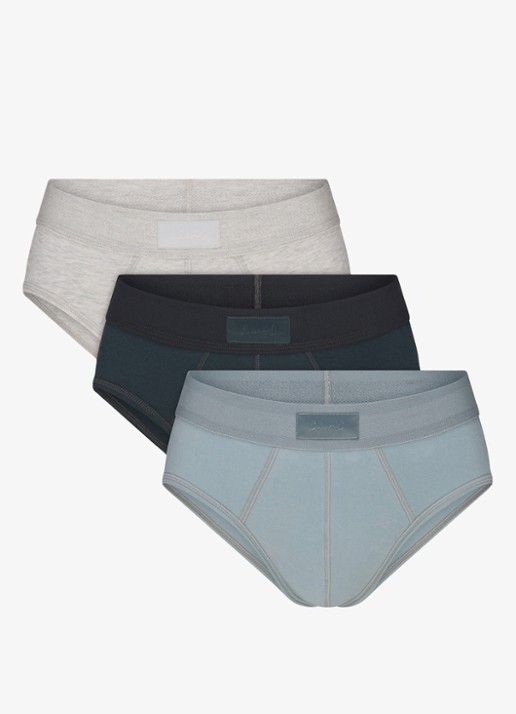 SKIMS Slip met logoband in 3-pack - voorkant 5 grijs