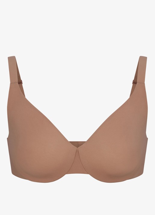 SKIMS Smoothing Intimates full coverage bh - voorkant 4 bruin