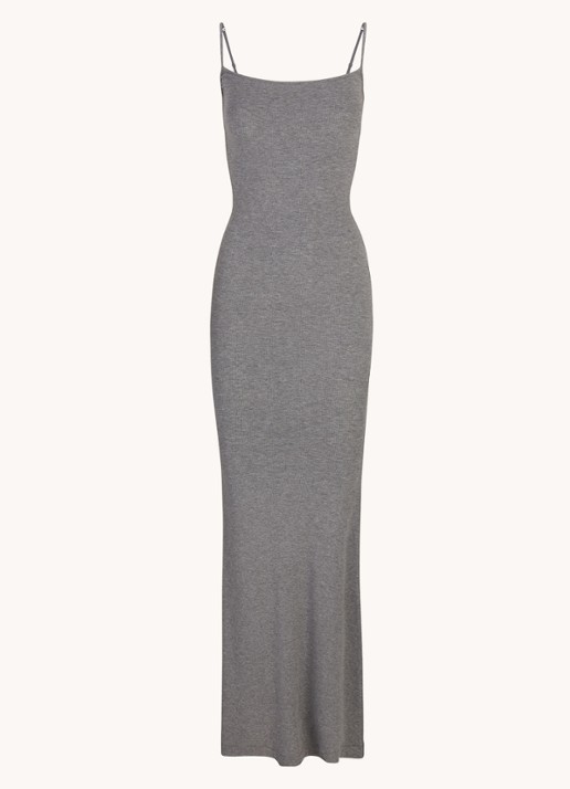 SKIMS Soft Lounge maxi jurk met ribstructuur