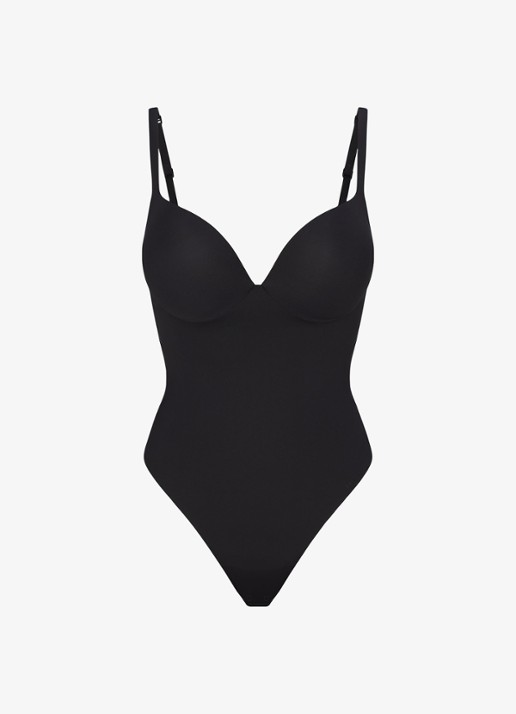 SKIMS Ultimate stringbody - voorkant zwart