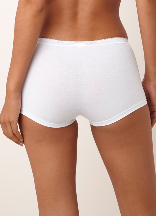 Sloggi Basic midi shorts - achterkant 2 wit