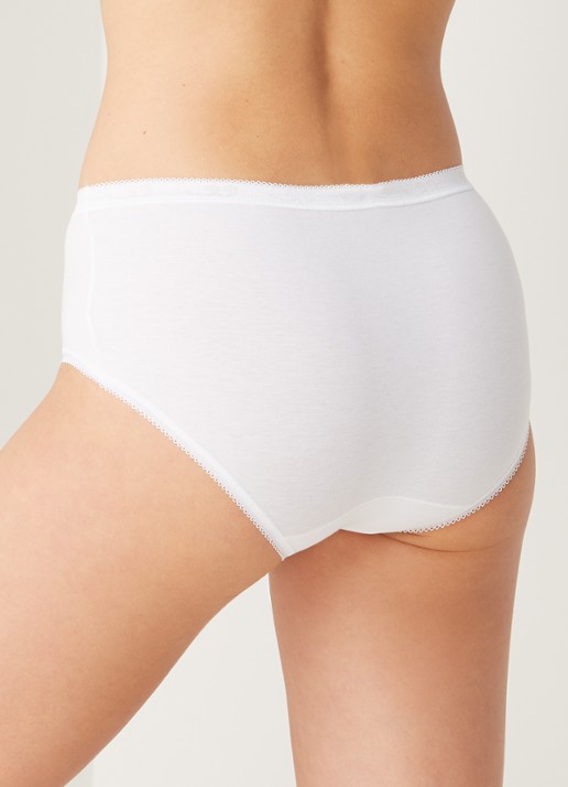 Sloggi Basic Midi slip - achterkant wit