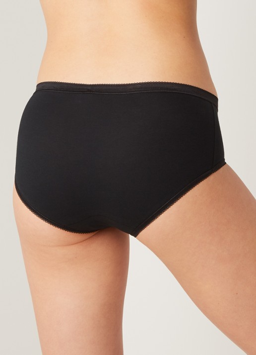 Sloggi Basic Midi slip - achterkant 4 zwart