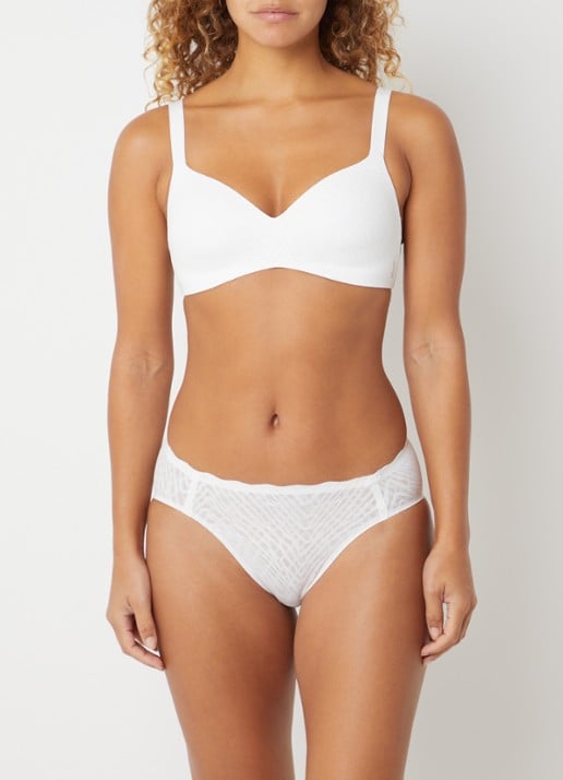 Sloggi Bliss high waisted hipster met opengewerkt dessin