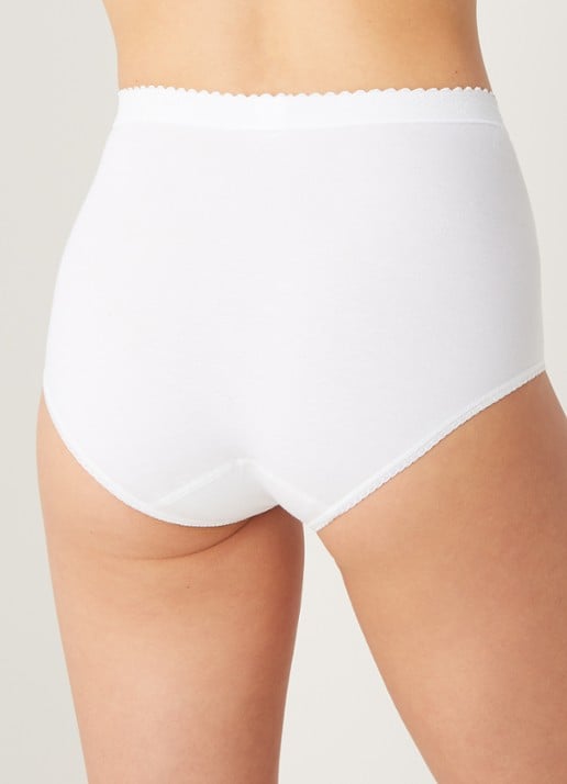 Sloggi Control maxi tailleslip - achterkant 2 wit