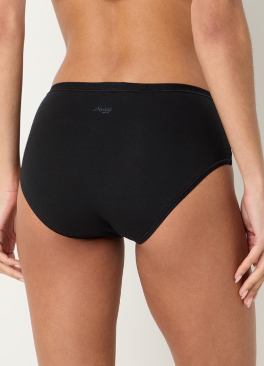 Sloggi Go Daily slip in 3-pack - achterkant 3 zwart