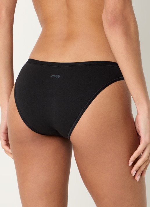 Sloggi Go Daily slip in 3-pack - achterkant 2 zwart