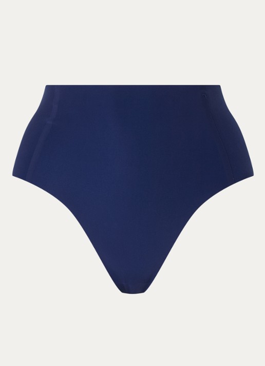 Sloggi High waisted naadloze slip - voorkant 4 donkerblauw