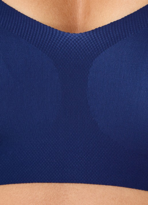 Sloggi Naadloze bralette met uitneembare vulling - detail 5 donkerblauw