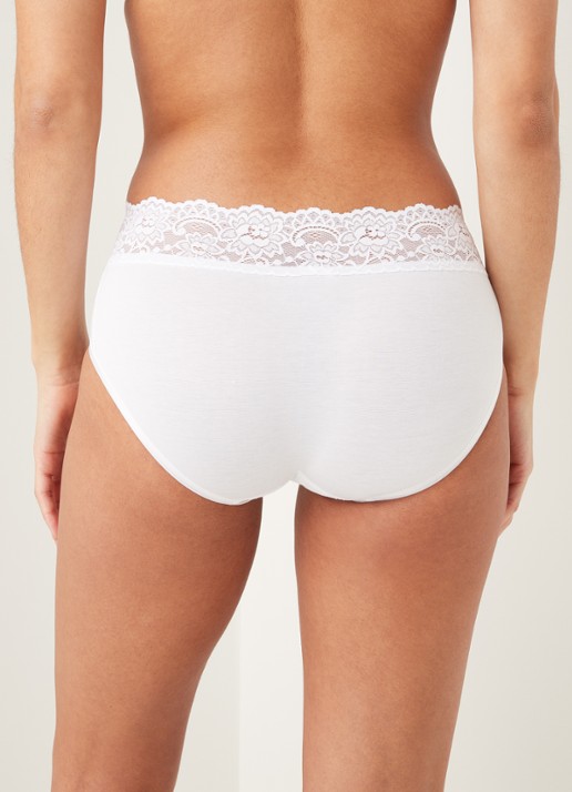 Sloggi Romance Midi slip - achterkant 2 wit