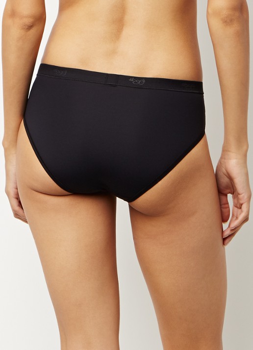 Sloggi Slip Sensual Fresh Midi - achterkant 3 zwart