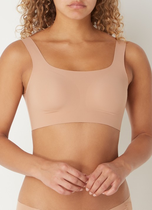 Sloggi Zero Feel 2.0 naadloze crop top met uitneembare vulling