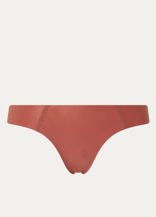 Sloggi Zero Feel 2.0 naadloze tanga - voorkant 4 roodbruin