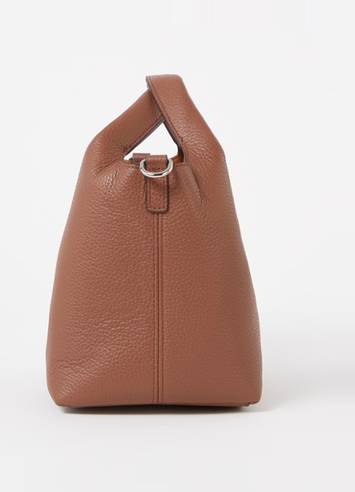 Smaak Daisy handtas van leer met uitneembaar etui - detail 3 hazelnootbruin