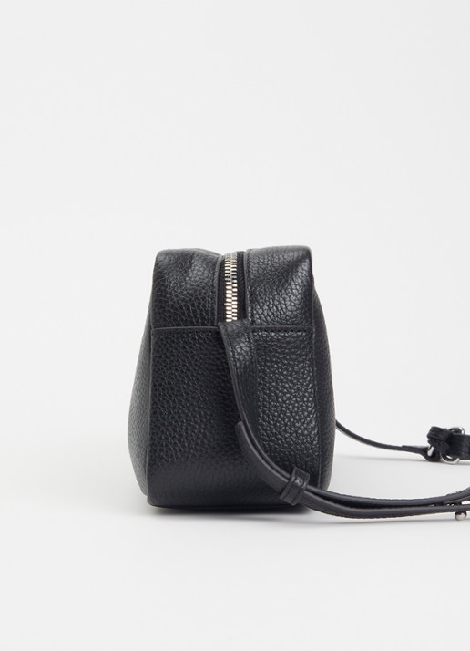 Smaak Joep crossbodytas van leer - detail 3 zwart