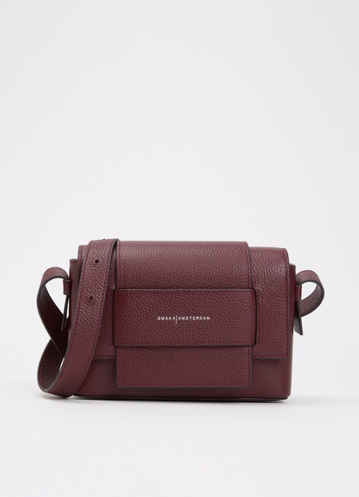 Smaak Megan crossbodytas van leer met logo