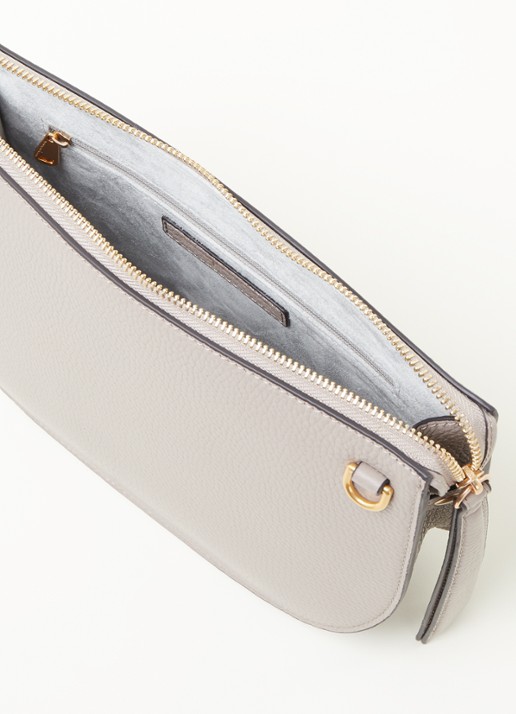 Smaak Silke crossbodytas van leer - detail 3 grijs
