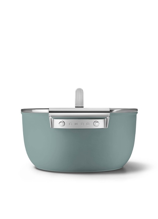 SMEG 50's Style braadpan Ø24 cm - achterkant 4 groen
