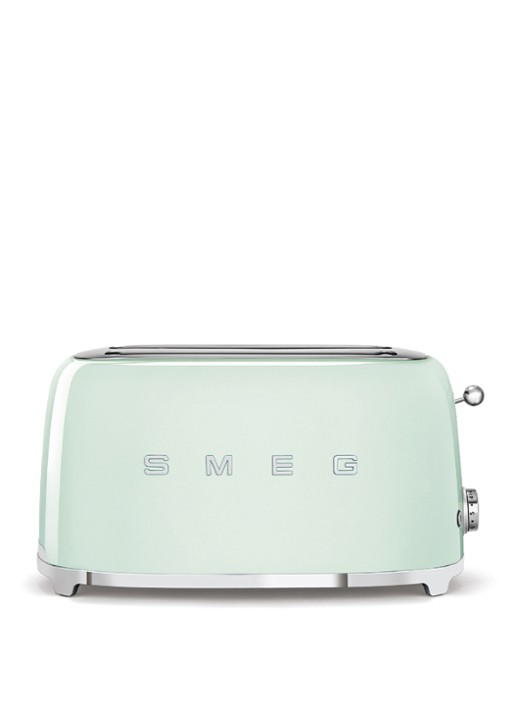 SMEG 50's Style broodrooster 2-slots extra lang TSF02PGEU  - voorkant 3 mint