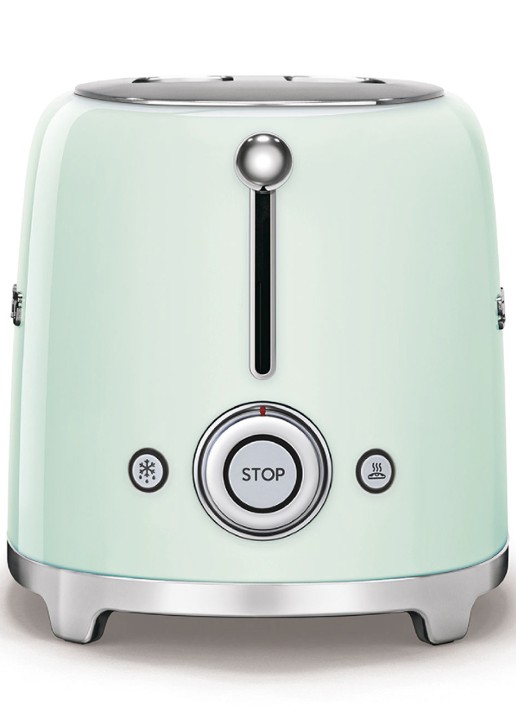 SMEG 50's Style broodrooster 2-slots TSF01PGEU - achterkant 2 watergroen
