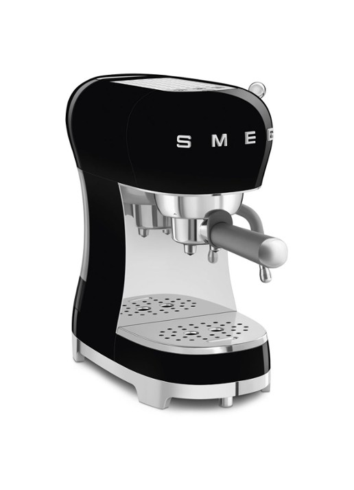 SMEG 50's Style espressomachine ECF02BLEU - achterkant zwart