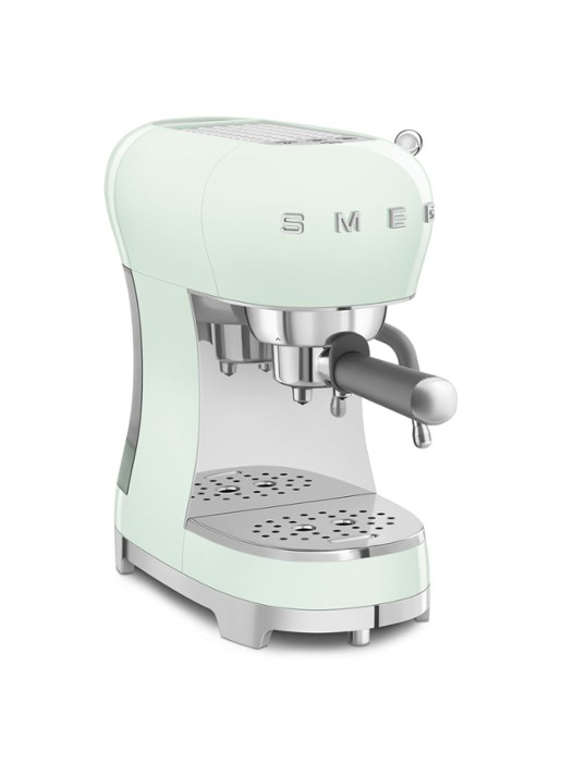 SMEG 50's Style espressomachine ECF02PGEU - achterkant 2 watergroen