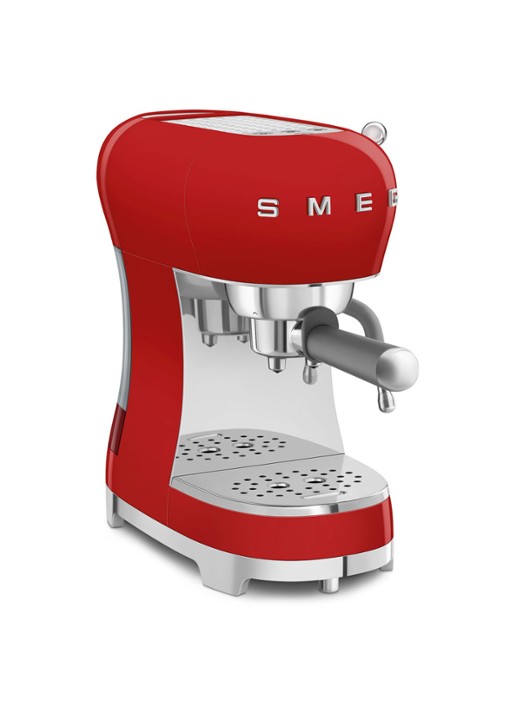 SMEG 50's Style espressomachine ECF02RDEU - achterkant 2 rood