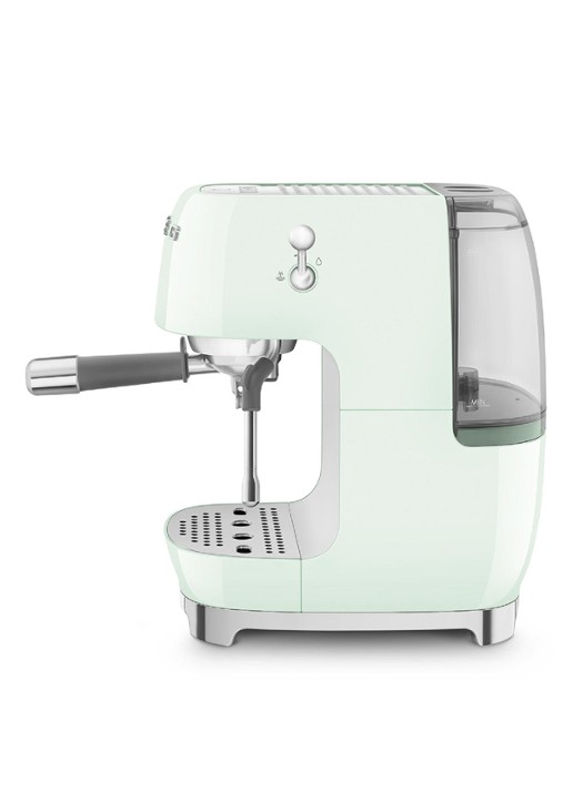 SMEG 50's Style handmatige espressomachine ECF03 - achterkant mint