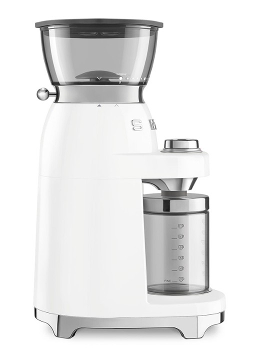 SMEG 50's Style koffiemolen CGF03 - voorkant 2 wit