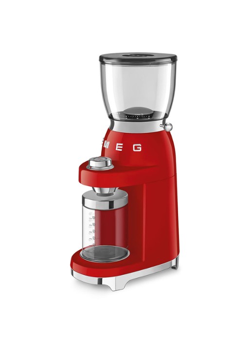 SMEG 50's Style koffiemolen CGF11RDEU - achterkant 3 rood