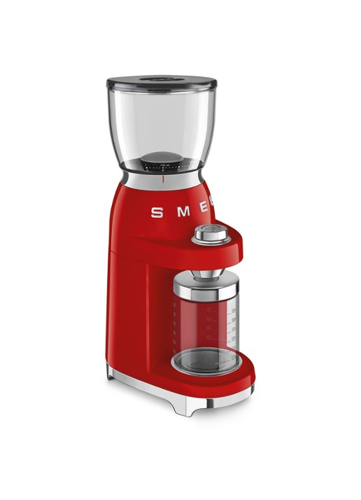 SMEG 50's Style koffiemolen CGF11RDEU - detail 2 rood