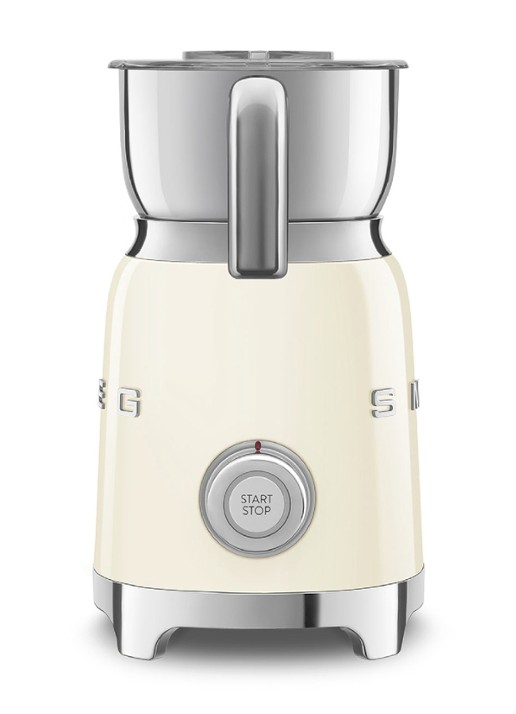 SMEG 50's Style melkopschuimer 600 ml MFF11CREU - voorkant 2 crème