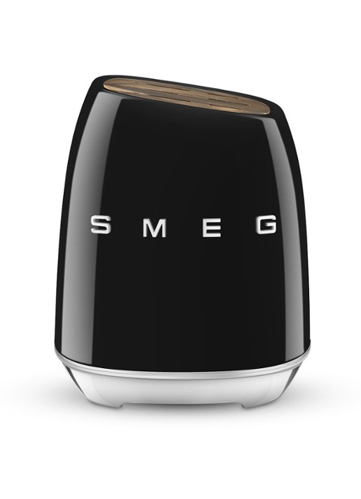 SMEG 50's Style messenblok met messenset 6-delig - detail 2 zwart
