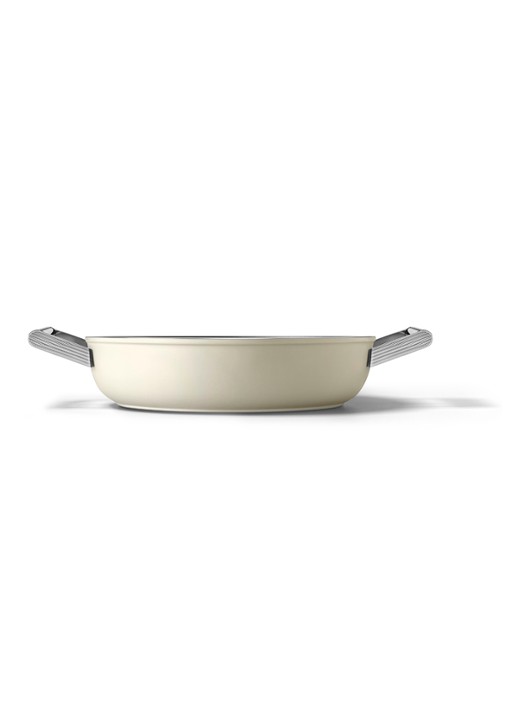 SMEG 50's Style sauteerpan Ø28 cm - voorkant 2 beige