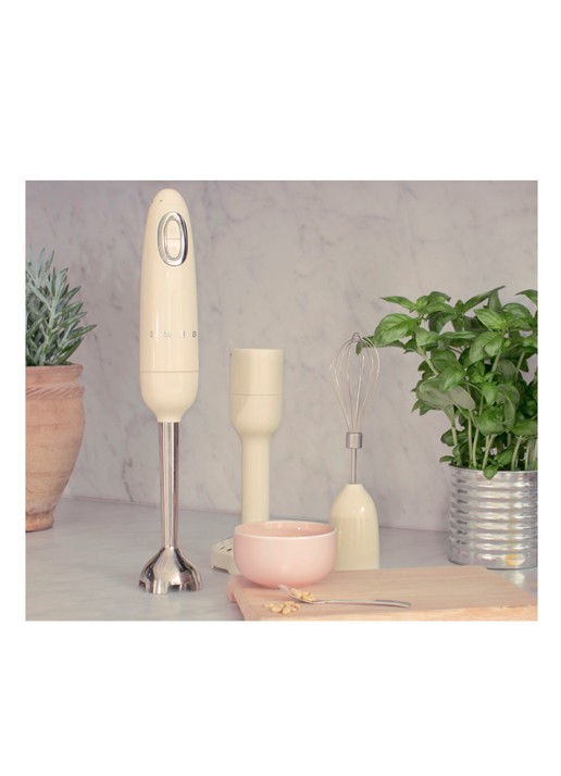 SMEG 50's Style staafmixer set HBF22CREU - detail 4 creme