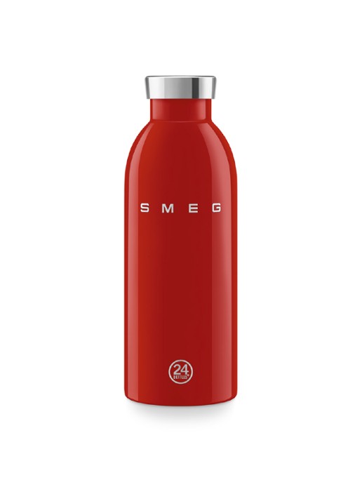 SMEG Clima waterfles 50 cl - voorkant rood